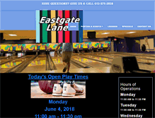 Tablet Screenshot of eastgatelanes.com